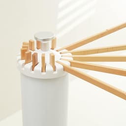 Tripod Drying Rack for Clothes - Portable and Foldable Space Saving Clothes Drying Rack with 16 Wooden Bars — thumbnail 2