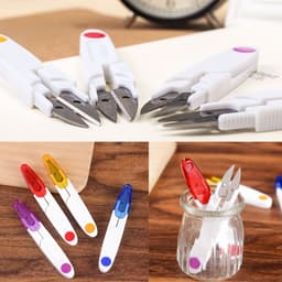 Ibenzoa® Fijne Handwerkschaar Set van 4 met Beschermkap in Diverse Kleuren — thumbnail 4