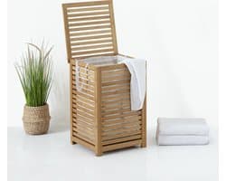 5Five Sicela Wasmand 65L - Bamboe - 40 x 40 x 58 CM