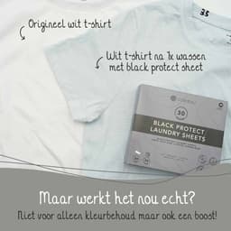 Cosmeau Zwart Donkere Was Color Protect Wasstrips 10 Wasbeurten Wasvellen Wasmiddeldoekjes Sheets Laundry Strips — thumbnail 5