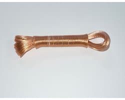 Waslijn - Waslijndraad - Drooglijn - 20 Meter - 2.4 mm staalkern - Roze — afbeelding 1