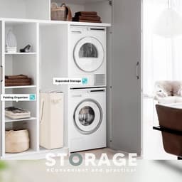 Huishoudartikel - 45 liter - Oxford-stof - Waterdicht - Beige — thumbnail 5