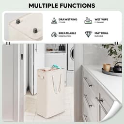 Huishoudartikel - 45 liter - Oxford-stof - Waterdicht - Beige — thumbnail 2