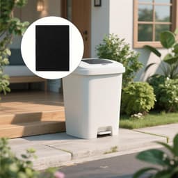 Effectieve actieve koolfiltermat voor bio-afvalbakken, geurneutraliserend en duurzaam, 10.5 x 11.5 cm, ideaal voor voedselcontainers en compostbakken — thumbnail 3