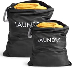 Vouwbare Waterdichte Waszakken voor Vuile Kleding, 2 Stuks met Rits, Ideaal voor Sport en Vakantie — thumbnail 1
