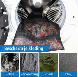 Set van 4 waszakken, vuilafstotend en kleurvast voor jassen en delicate kleding — thumbnail 2