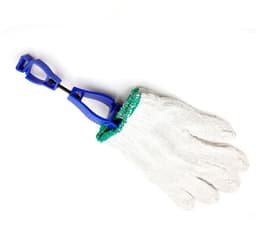 Handschoenclip in 6 kleuren – Uitrustingsclip – Opbergclip – Karabijnhaak – Clip met dubbele sluiting – Geschikt voor het ophangen van handschoenen — thumbnail 3