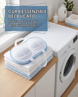 Waszakjes voor de wasmachine, 3-delige set, blauw, 20x30 cm met ritssluiting, beschermt ondergoed, bh's en delicate kledingstukken tegen vervorming en samendrukking in de wasmachine. — thumbnail 2