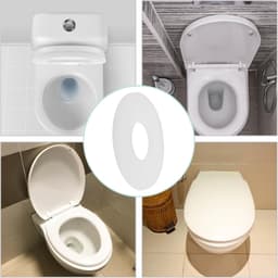 3 Stuks Spoelklepafdichting Siliconen Toiletringafdichting Bus Spoelklep Toiletreservoirpakking Vervangende Onderdelen Voor Thuis Badkamertoiletten 3 Inch — thumbnail 2