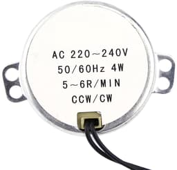 Motor, 50/60 Hz Frequentie 220-240 V AC Synchrone Motor Reductiemotor 4 W Reductiemotor CW/CCW, Piramidemotor Stil voor Magnetron Draaitafel (5-6 tpm) — thumbnail 1