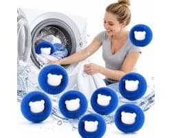 8x Wasmachines Ballen voor Dierenharen en Pluisjes