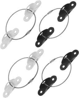 1set Meubelverankeringen Voor Wandbevestiging Babyproofing Meubelbeveiliging Met Rvs Inclusief Bevestigingsmaterialen Voor Kasten Boekenkasten Dressoirs — thumbnail 1