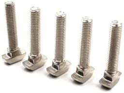 T Bolt Set Schroef Bout Bevestigingsmiddel Voor T-Slotted Aluminium Extrusie Carbon Staal 20 Serie M5x12mm 30PCS — thumbnail 3