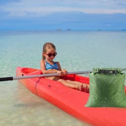 5 Stuks Waterdichte Drybags, 1,5 L/2,5 L/3,5 L/4,5 L/6 L, Draagbare Droogzak Waterdichte Tas Dry Bag voor Kajakken Driften Onderdompele Varen Wandelen Kamperen Outdoor (Legergroen) — thumbnail 2