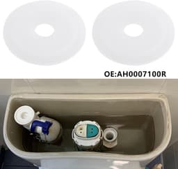 5 STKS Witte Siliconen Seal Wasmachine Toilet Flush Valve Base Clear Wasmachines OE AH0007100R Compatibel met Roca Dual Flush Valves 68x16mm — thumbnail 5