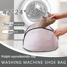 Waszakken, wasmachine-tas, wasnet, wasnet met ritssluiting voor wasmachine, netstof, waszakken — thumbnail 3