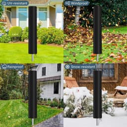 Waterdichte Afdekking voor Wasrek - 180 x 30 x 30 cm - 210D Oxford Stof - Voor Buitengebruik — thumbnail 4