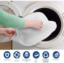 GELLDG 2 Stuks Waschnetten - Wäschesack voor Schoenen - 42x24x24cm - Hoogwaardig Polyester - Sterk en Duurzaam - Geschikt voor Wasmachine en Reizen — thumbnail 4
