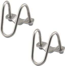 Dailygoods- Pijpclip U-vormig - Roestvrij Staal - 2 Stuks - Eenvoudig — thumbnail 1