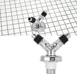 Y-buisconnector Vloerafvoer - Wasmachine Afvoer T-stuk - Keuken Badkamer - Waterslot Anti-geur - 700 mm - Grijs — thumbnail 2