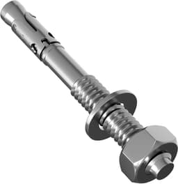 M16 Ankers - Wedge Ankers - Zware Lasten Bevestigen - Direct Belastbaar - M16 x 190mm - Verzinkt — thumbnail 1