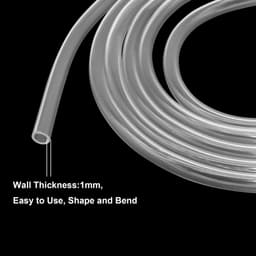 Dailygoods- Flexibele Slang 6mm x 8mm - 3 Meter - Voedselveilig PVC - Transparant - Schokbestendig - Hoge Flexibiliteit - Temperatuurbestendig - Tuinslang — thumbnail 4