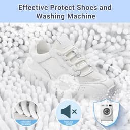 Dailygoods- Schoenwaszak 360° Reiniging - Pluizige Vezels - Efficiënte Reiniging - Verborgen Ritssluiting - Capaciteitsupgrade - Bescherming tegen Krassen - Schoenentas — thumbnail 2