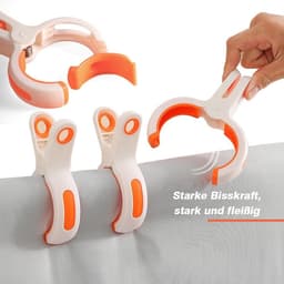 Dailygoods- Handdoekklemmen Grote Grip - 12 Stuks - Antislip Klemmen - Winddichte Clips - Lichtgewicht - Robuuste Constructie - Wasklemmen — thumbnail 3