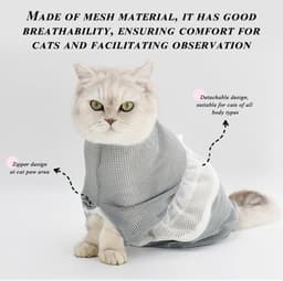 Dailygoods- Waszakken Set van 2 - Verstelbare Opvangzak - Kattentoiletaccessoires - Netstof - Luchtdoorlatend - Afmetingen 60 x 32 cm - Kattenwaszak — thumbnail 4