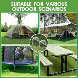 Omgoods - Grondankers Set van 14 Stuks van Gegalvaniseerd Staal — thumbnail 2