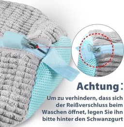 Multifunctionele Waszak voor Schoenen - Herbruikbare Bescherming voor Alle Schoenen en Wasmachine (Grijs) — thumbnail 5