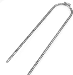 U-profiel Grondanker - Tentharing Stormanker - Tenten Bevestigen - Verzinkt Staal - 30 cm - Zilver — thumbnail 3