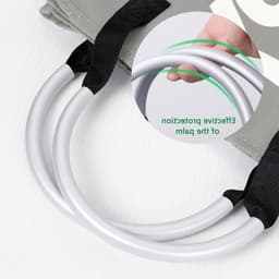 Vouwbare waszak van polyester met aluminium handvatten, ideaal voor huis en reizen, ruime capaciteit — thumbnail 4