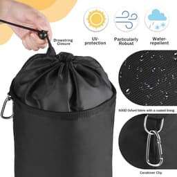 Grote waterdichte wasknijperzak van Oxford 600D, weerbestendig en multifunctioneel voor binnen en buiten gebruik, ideale organizer voor opslag — thumbnail 5