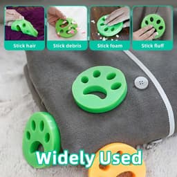 Solidchoice - Set van 10 Herbruikbare Pet Hair Removers met Waszak — thumbnail 4