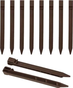 Verpakking van 20 plastic grondankers, 24 cm – Grondankers – Tuingrondankers – Stabilisatoren Geschikt voor bloembedranden, terrassen en tenten — thumbnail 2