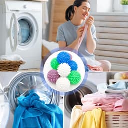8 stuks drogerballen, drogerballen voor wasdroger, drogerballen voor donsjacks, herbruikbare wasballen, voor wasmachine, wasdroger, ballen, wollig wassen — thumbnail 3