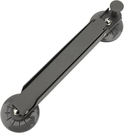 Intrekbaar Droogrek - Wandrek Wasrek - Kleding Drogen - Sterke Zuignap Bevestiging - 28 cm Lengte - Zwart — thumbnail 5
