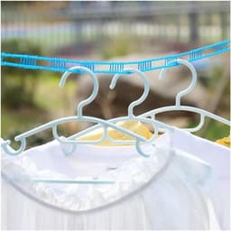 Waslijn Outdoor - Reis Waslijn - Kleding Drogen - Antislip Winddicht - 5 Meter - Veelkleurig — thumbnail 2