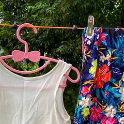 Reis waslijn - Waslijn voor reizen - Kleding drogen - Intrekbaar en verstelbaar - 10 meter - Oranje — thumbnail 4