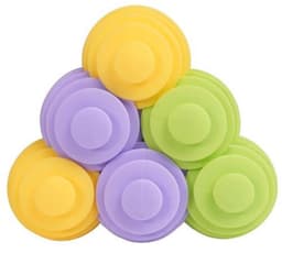 6 stuks wasbal voor wasmachine & drogerbal – Herbruikbare rubberen wasballen (5,5 cm) — thumbnail 1