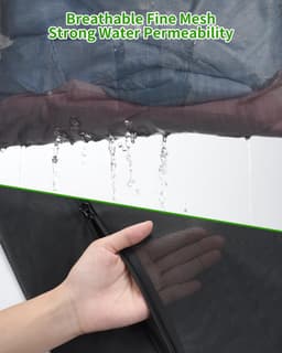 Waszakken voor wasmachine 2-pack (zwart, 40x50cm) — thumbnail 5