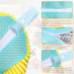 Schoenenwaszak voor de wasmachine, multifunctionele bescherming voor sneakers en schoenen, 1 stuk (Geel) — thumbnail 5
