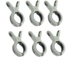 6 stuks - Grote Wasknijper - Quiltclips - Wasknijpers - Grote Knijpers - Handdoekknijpers - Strandlaken Knijpers - Handdoek Klemmen - Strandlakenclip voor strandstoel - Winddicht