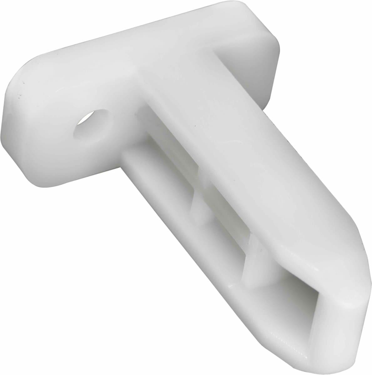 Dparts plastic slotpin van deur wasdroger geschikt voor AEG en Electrolux - deurhaak pin voor drogers - sluithaak pen droogkast - nr. 8086811034 - 8086811141 - 140006804037 — afbeelding 1