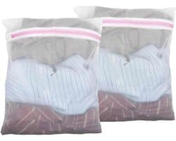 Wasmachine Wasnet, 50 x 60 cm, Kleine Waszak met Verborgen Rits, Bescherming tegen Vouwen en Deformatie van Kleding, Ideaal voor Delicate Stoffen en Wassen