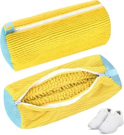 2 stuks herbruikbare schoenwaszakken voor wasmachine, 360° reiniging, geschikt voor alle soorten schoenen en maten — thumbnail 1
