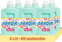 Seepje Wasmiddel Kleur - 126 wasbeurten - 6 x 945ML - Voordeelverpakking — thumbnail 1