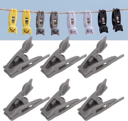 12 stuks wasknijpers, schattige kat wasknijpers cartoon kat afdichting chip clips mini wasknijpers clip waslijn clips - ShopVlot — thumbnail 4