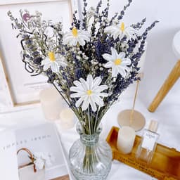 Gedroogde lavendelboeketten, 43 cm, natuurlijke gedroogde lavendelbloemen, voor thuis, woonkamer, bruiloftsfotografie, knutselen — thumbnail 3